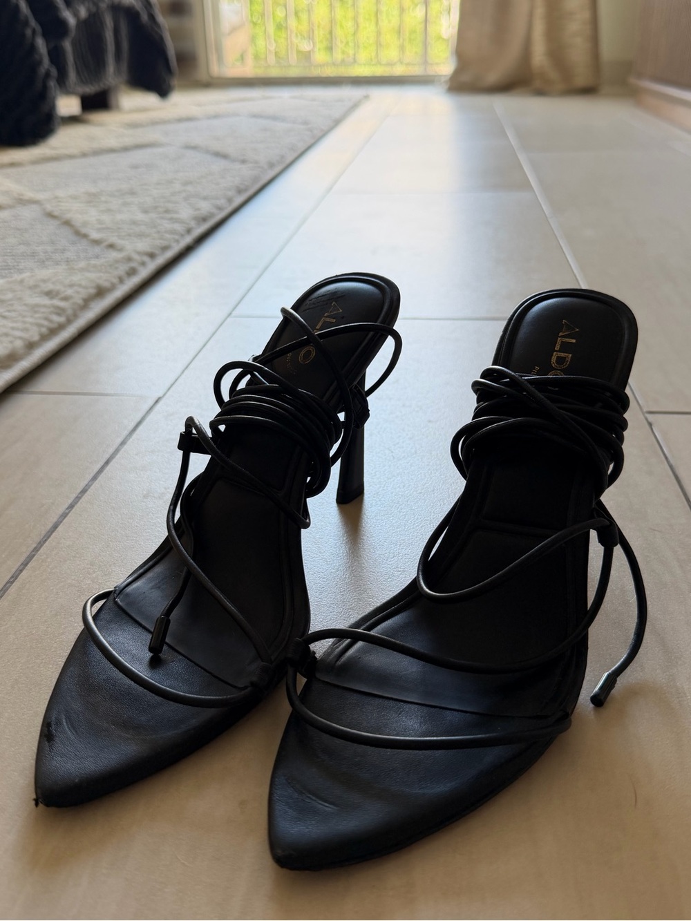 Aldo wrap heels